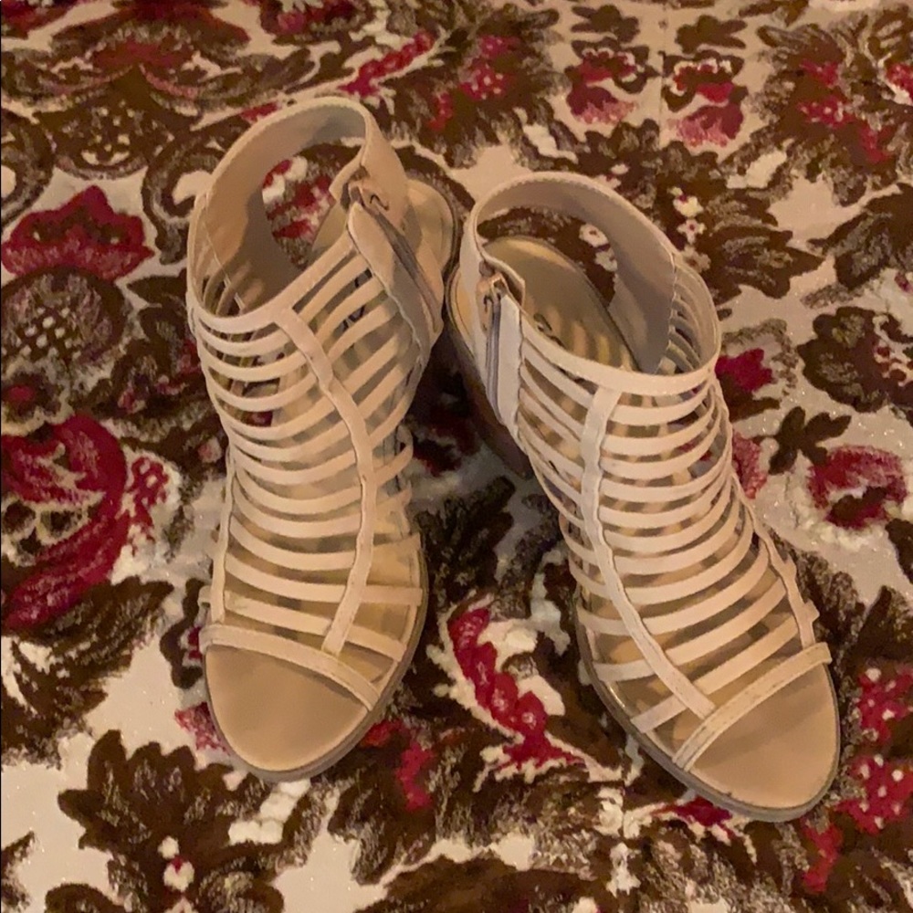 Soda strappy heeled sandals